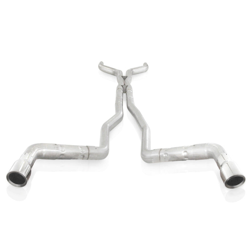 Stainless Works 10-15 Camaro 6.2L 3in Dual Chambered Catback System X-Pipe Factory Connect - DTX Performance