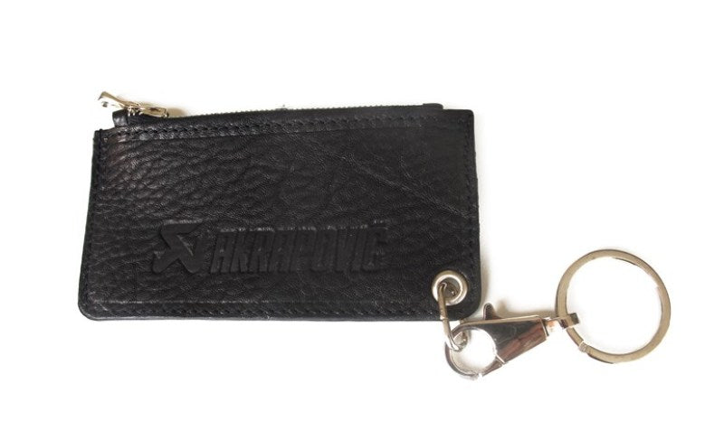 Akrapovic Leather Zip Keychain - black - DTX Performance