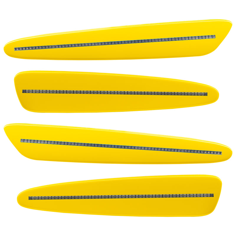 Oracle 05-13 Chevy Corvette C6 Concept Sidemarker Set - Clear - Millennium Yellow (WA423G) - DTX Performance