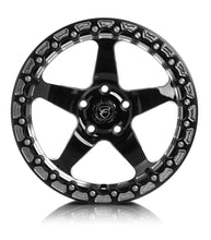 Load image into Gallery viewer, Forgestar D5 Beadlock 17x10 / 5x115 BP / ET30 / 6.6in BS Gloss Black Wheel - DTX Performance