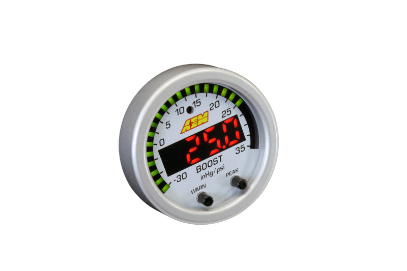 AEM X-Series Boost Pressure -30inHg 35psi Gauge - DTX Performance