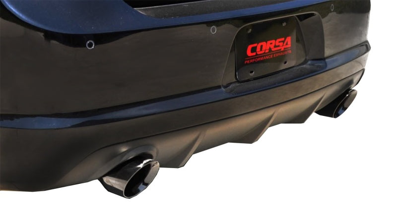 Corsa 12-13 Dodge Charger SRT-8 6.4L V8 Black Xtreme Cat-Back Exhaust - DTX Performance