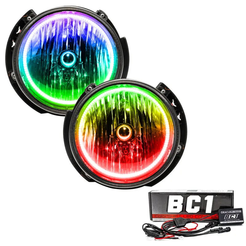 Oracle 07-16 Jeep Wrangler JK SMD HL - ColorSHIFT w/ BC1 Controller - DTX Performance