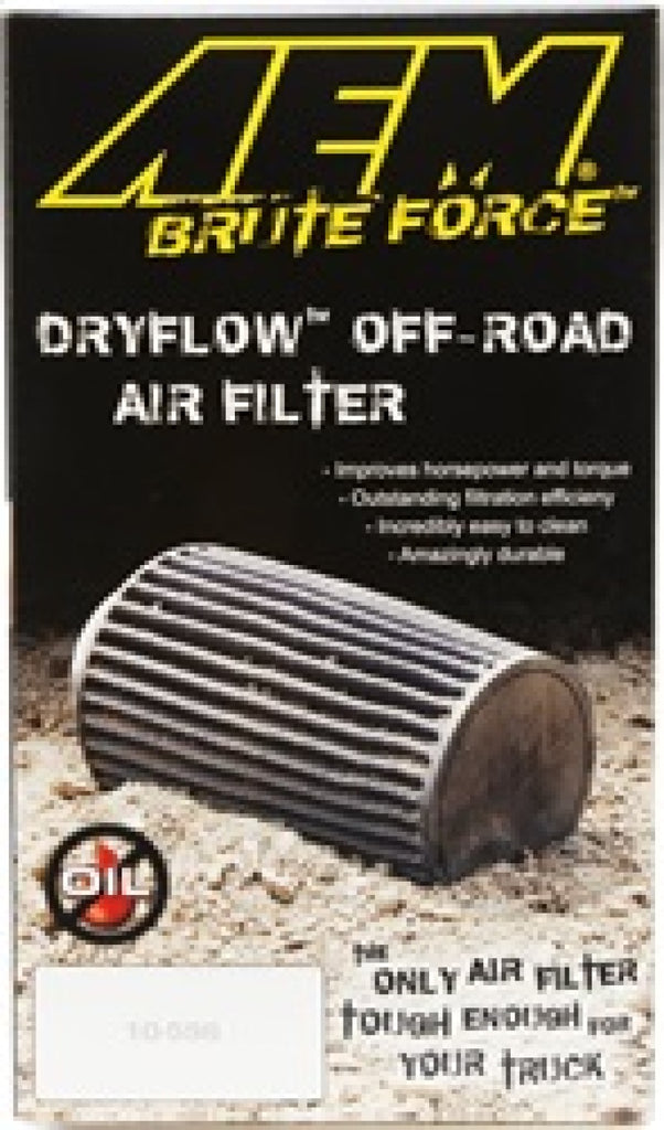 AEM Dryflow 4in. X 9in. Round Tapered Air Filter - DTX Performance