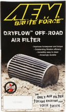 Load image into Gallery viewer, AEM Dryflow 4in. X 9in. Round Tapered Air Filter - DTX Performance