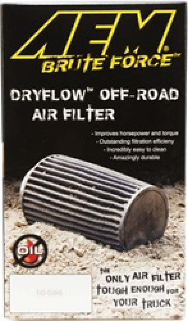 AEM 3.5 inch x 9 inch DryFlow Conical Air Filter - DTX Performance