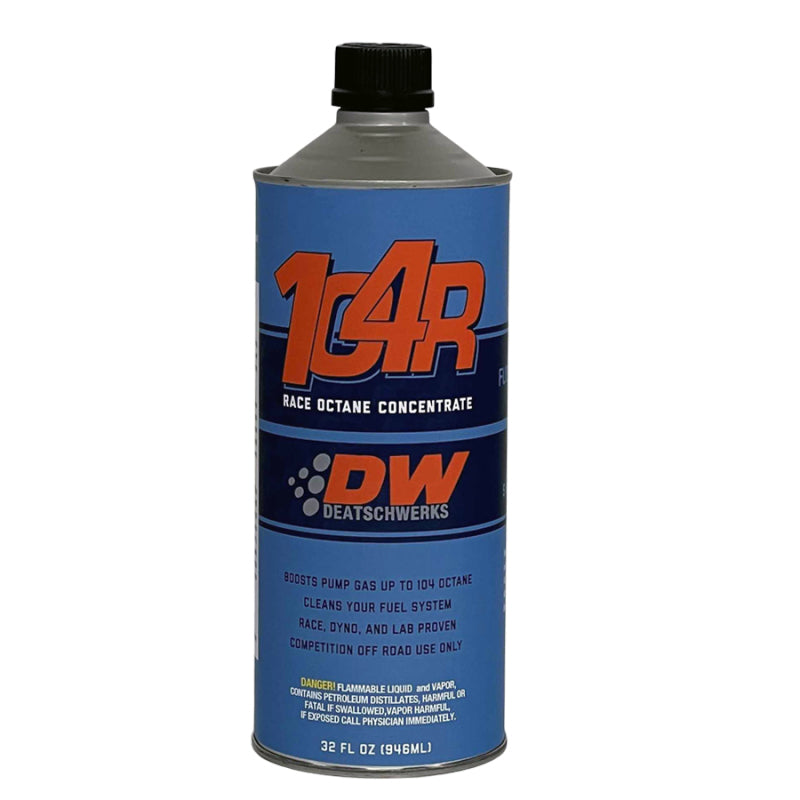 DeatschWerks 104R Race Octane Booster 32oz. Cans - Case of 8 - DTX Performance