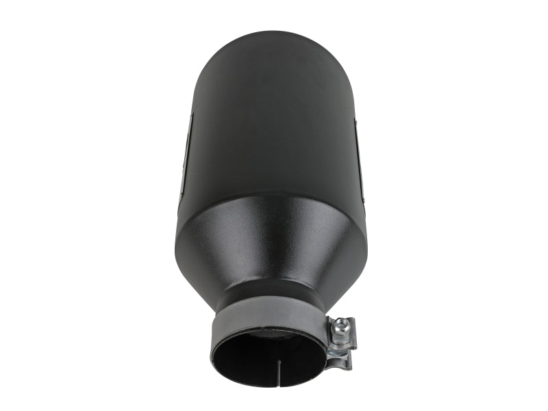 aFe Power MACH Force-Xp 409 Stainless Steel Clamp-on Exhaust Tip Black - DTX Performance