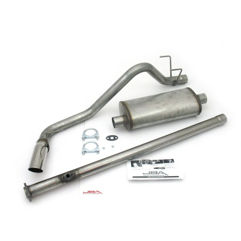 JBA 95-99 Toyota Tacoma (Xtra Cab) 2.4L/2.7L 409SS Pass Side Single Exit Cat-Back Exhaust - DTX Performance