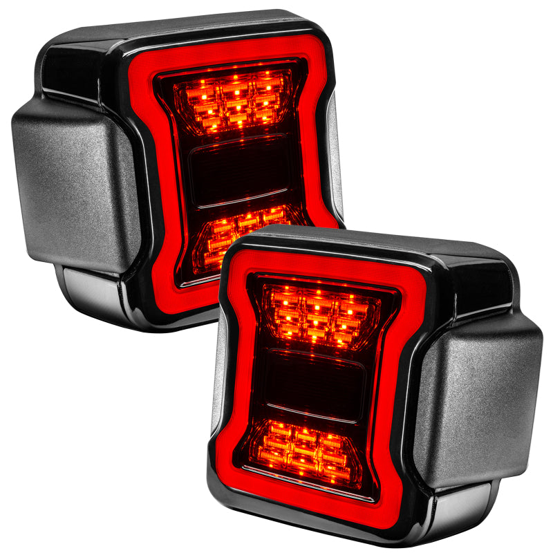 Oracle Jeep Wrangler JL Black Series LED Tail Lights - DTX Performance