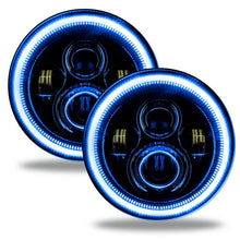 Load image into Gallery viewer, Oracle Jeep Wrangler JL/Gladiator JT 7in. High Powered LED Headlights (Pair) - Blue - DTX Performance