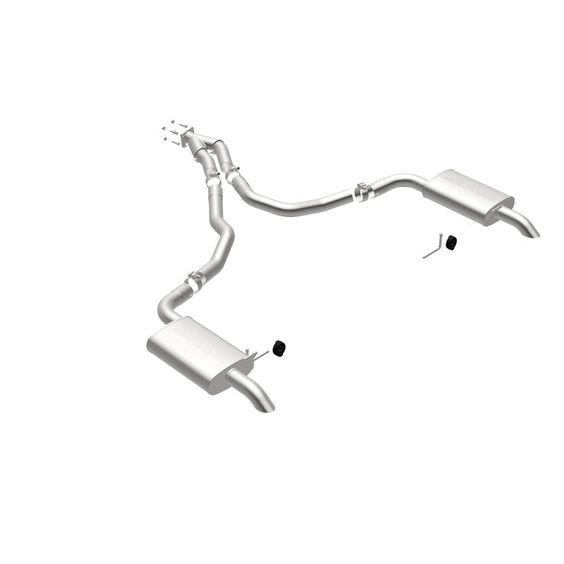 MagnaFlow 75-79 Chevy Corvette V8 5.7L Dual Split Rear Exit Stainless Cat-Back Perf Exhaust - DTX Performance