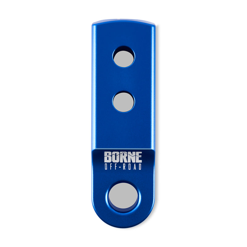 Borne Off-Road CNC Hitch Receiver Shackle 2in Blue - DTX Performance