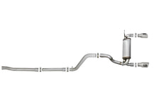 Load image into Gallery viewer, aFe Rebel Series 2.5in 409 SS Cat-Back Exhaust w/ Polished Tips 18-19 Jeep Wrangler (JL) V6 3.6L - DTX Performance