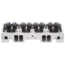 Load image into Gallery viewer, Edelbrock Cylinder Head Victor Jr SBC 23 Deg 220cc Complete for Solid Roller Cam - DTX Performance