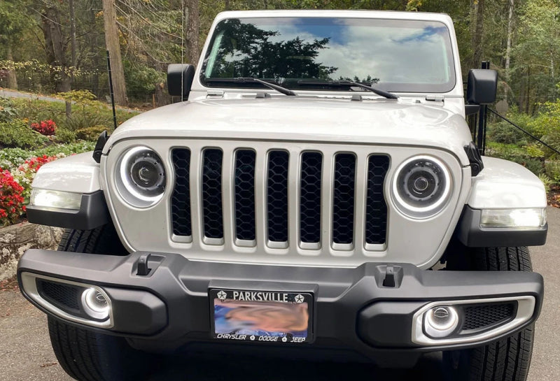 Oracle Jeep Wrangler JL/Gladiator JT Sport High Performance W LED Fog Lights - White - DTX Performance