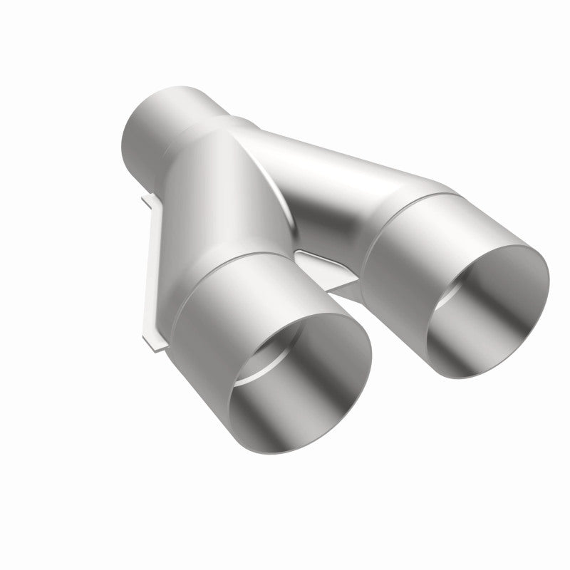 MagnaFlow Universal Trans Y-Pipe All SS 4inch (Dual) 3.5inch (Single) x 13inch (Overall) - DTX Performance