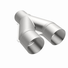 Load image into Gallery viewer, MagnaFlow Universal Trans Y-Pipe All SS 4inch (Dual) 3.5inch (Single) x 13inch (Overall) - DTX Performance