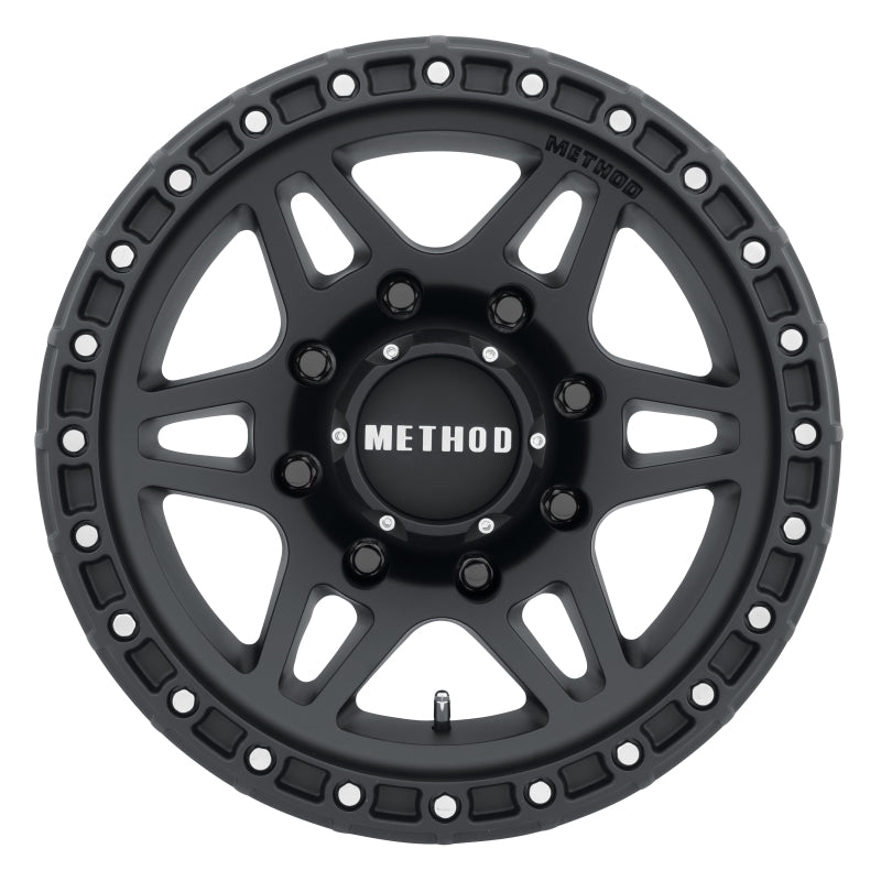 Method MR312 17x8.5 0mm Offset 8x6.5 130.81mm CB Matte Black Wheel - DTX Performance