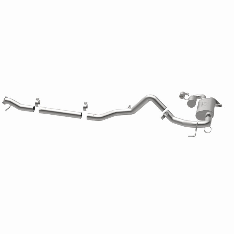 MagnaFlow 2021 Ford Bronco Overland Series Cat-Back Exhaust w/ Single Straight Driver Exit- No Tip - DTX Performance