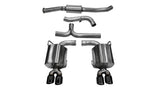 Corsa 11-13 Subaru Impreza Sedan STI 2.5L Turbo Manual Black Sport Cat-Back Exhaust