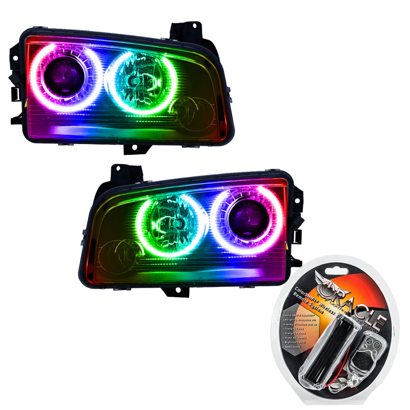 Oracle 08-10 Dodge Charger SMD HL (HID) - ColorSHIFT - DTX Performance