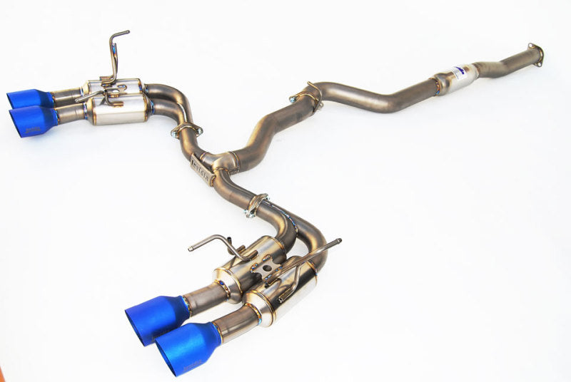 Invidia 2015+ WRX/STi Gemini 80mm Full Titanium Quad 101mm Tip Cat-Back Exhaust - DTX Performance