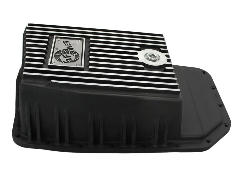 aFe Power Transmission Pan Black Machined 09-14 Ford 6R80 F-150 Trucks - DTX Performance