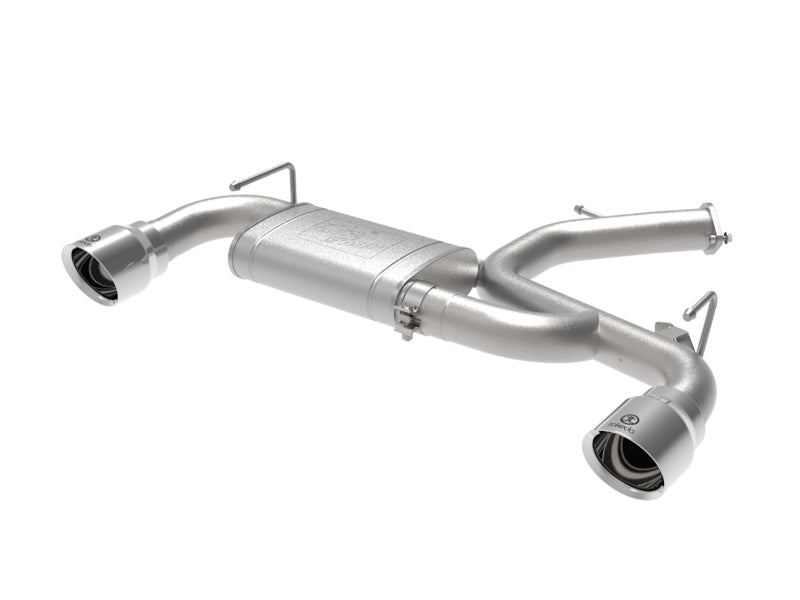 aFe Power Axle Back Exhaust - 19-20 Hyundai Veloster N L4-2.0L (t) w/ Polished tips - DTX Performance