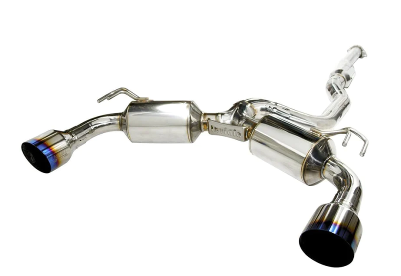 Invidia 2009+ Mitsubishi Evo X Dual N1 Titanium Tip Cat-back Exhaust - DTX Performance