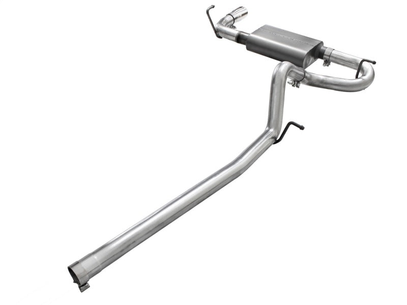 aFe Scorpion 2-1/2in Alum Steel Cat-Back Exhaust w/Pol Tip 07-18 Jeep Wrangler (JK) V6-3.6L/3.8L - DTX Performance