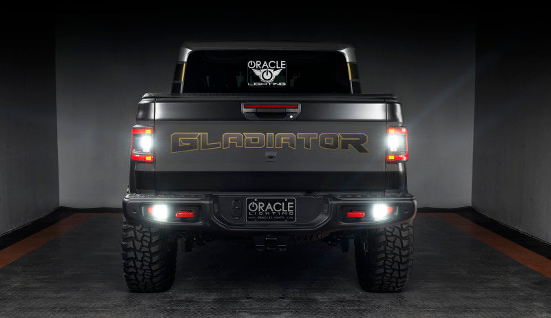 Oracle Rear Bumper LED Reverse Lights for Jeep Gladiator JT - 6000K - DTX Performance