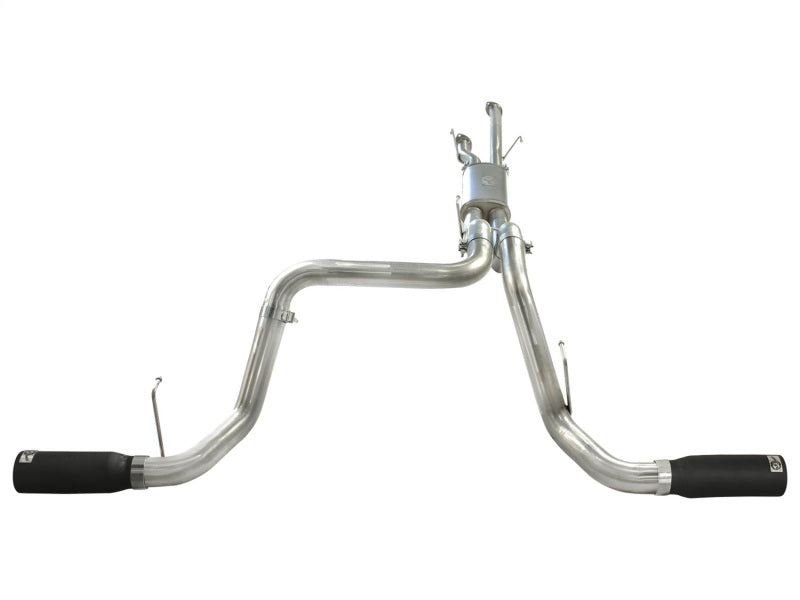 aFe MACHForce XP 2-1/2in to 3in 409 SS Cat-Back Exhaust w/ Black Tips 10-17 Toyota Tundra V8 5.7L - DTX Performance