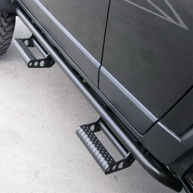 N-Fab RKR Step System 2019 Dodge Ram 1500 Crew Cab All Beds - Tex. Black - Cab Length - 1.75in - DTX Performance