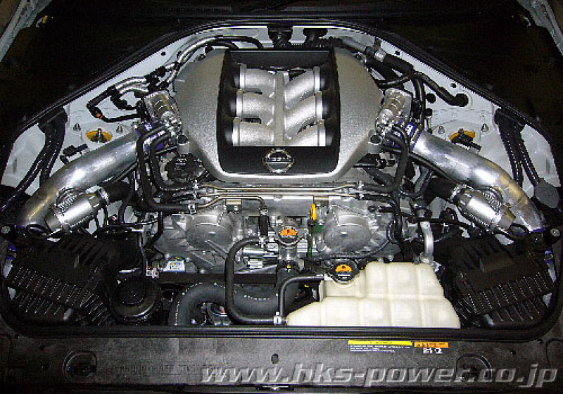 HKS 09-10 GT-R R35 SSQV4 BOV Kit Includes 2 SSQV & Polished Aluminum Pipes - DTX Performance