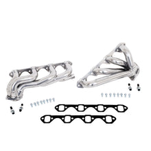 Load image into Gallery viewer, BBK 87-95 Ford F150 Truck 5.8 351 Shorty Unequal Length Exhaust Headers - 1-5/8 Silver Ceramic - DTX Performance