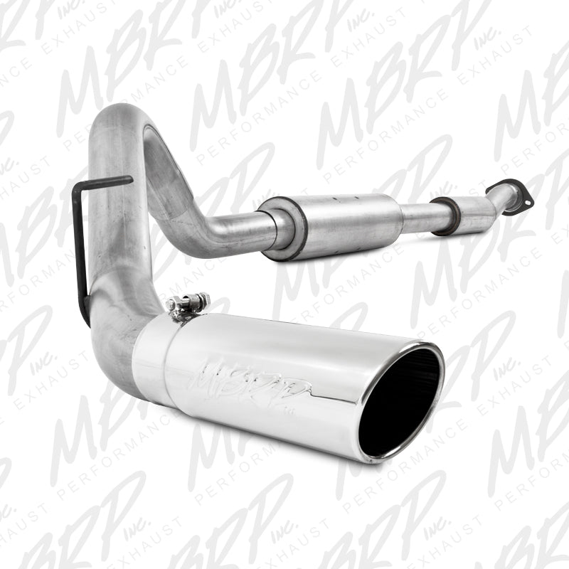 MBRP 11-13 Ford F150 SVT Raptor 6.2L EC-SB/CC-SB 3.5in Cat Back Single Exit Alum Exhaust System - DTX Performance