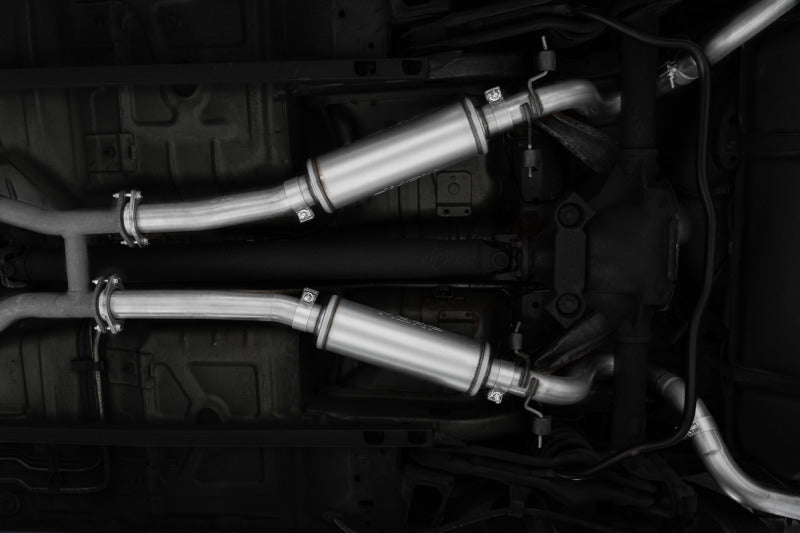 MBRP 99-04 Ford Mustang GT/Mach 1 2.5in Dual Split Rear AL Catback Exhaust w/ 3.5in Dual Wall Tips - DTX Performance