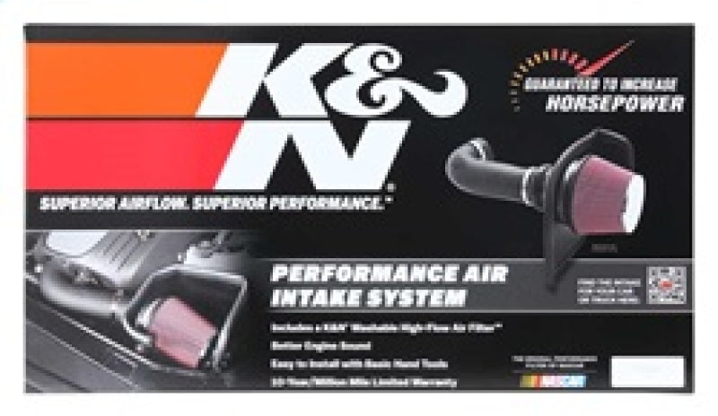 K&N 63 Series Aircharger Performance Intake Kit Chevy/GMC 14-15 Silverado/Sierra 1500 5.3L/6.2L V8 - DTX Performance