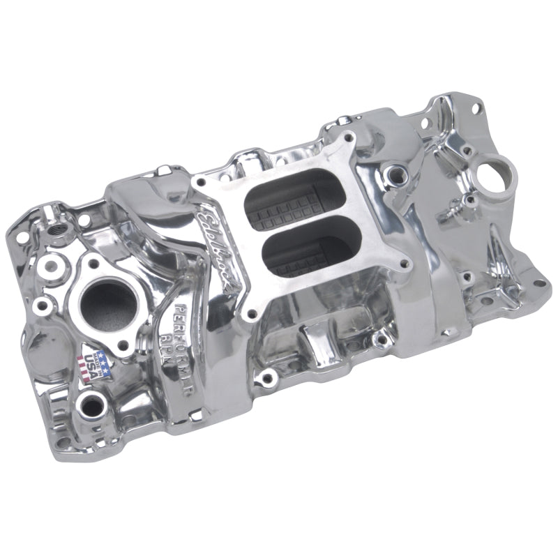 Edelbrock Perf RPM Manifold Polished - DTX Performance