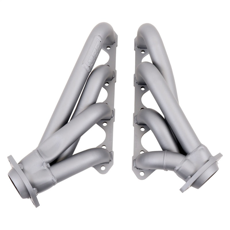 BBK 79-93 Mustang 351 Swap Shorty Unequal Length Exhaust Headers - 1-5/8 Titanium Ceramic - DTX Performance