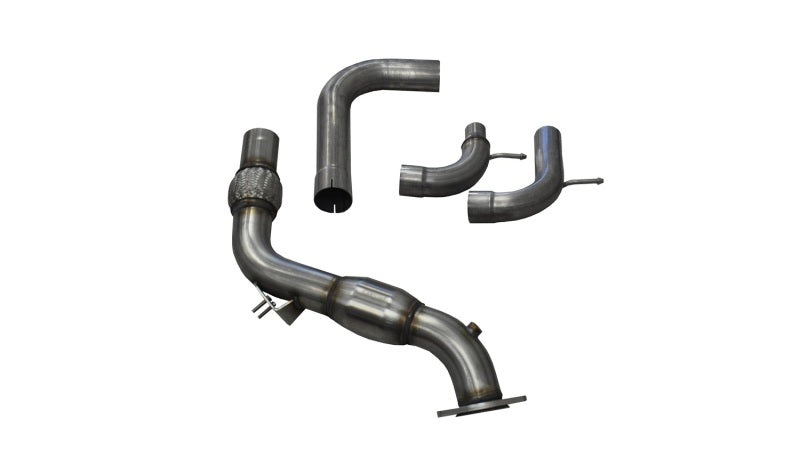 Corsa 15-16 Ford Mustang 3in Downpipe with 200 Cell Catalytic Converter - DTX Performance