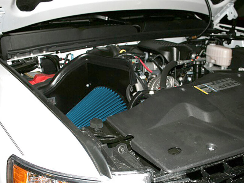 Airaid 07-10 Chevrolet/GMC Duamax LMM 6.6L DSL MXP Intake System w/ Tube (Dry / Blue Media) - DTX Performance