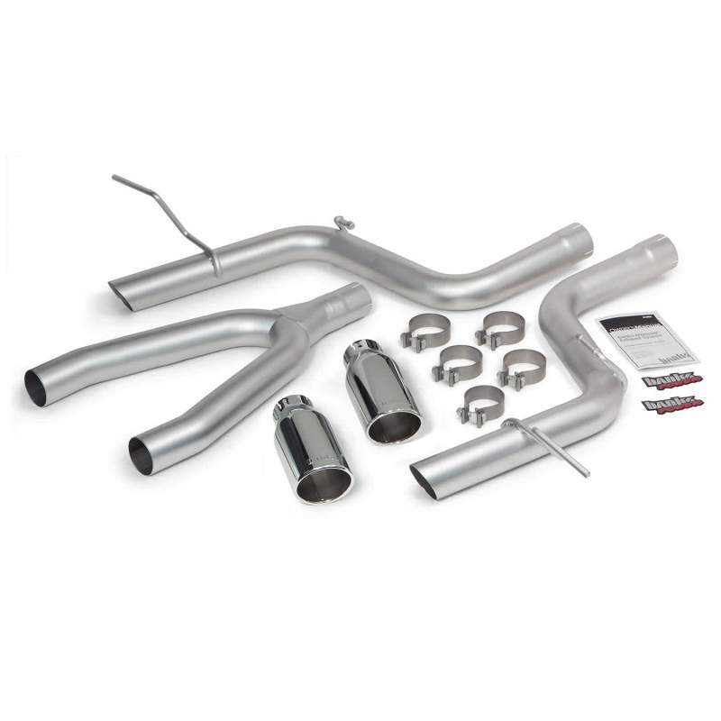 Banks Power 14 Jeep Grand Cherokee 3.0L Diesel Monster Exhaust Sys - SS Single Exhaust w/ Chrome Tip - DTX Performance