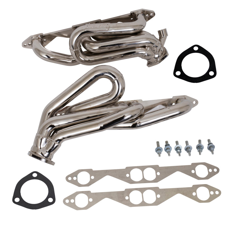 BBK 96-98 GM Truck SUV 5.0 5.7 Shorty Tuned Length Exhaust Headers - 1-5/8 Titanium Ceramic - DTX Performance