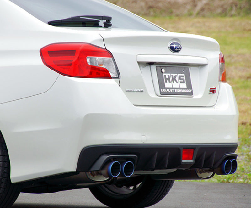 HKS SUPER TURBO MUFFLER  Ti Subaru VAB WRX STI/VAG WRX S4 - DTX Performance