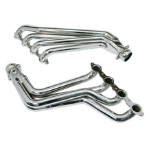 Load image into Gallery viewer, BBK 10-15 Camaro LS3 L99 Long Tube Exhaust Headers With Converters - 1-3/4 Chrome - DTX Performance