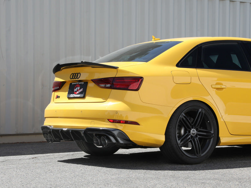 aFe MACHForce XP 3in-2.5in 304SS Exhaust Cat-Back 15-20 Audi S3 L4-2.0L (t) - Carbon Tips - DTX Performance