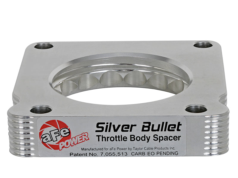 aFe 01-16 Nissan Patrol (Y61) L6-4.8L Silver Bullet Throttle Body Spacer - DTX Performance