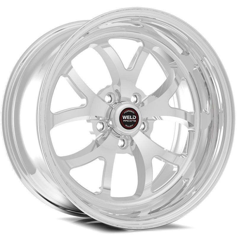 Weld S76 17x6 / 5x4.5 BP / 3.8in. BS Polished Wheel (Medium Pad) - Non-Beadlock - DTX Performance